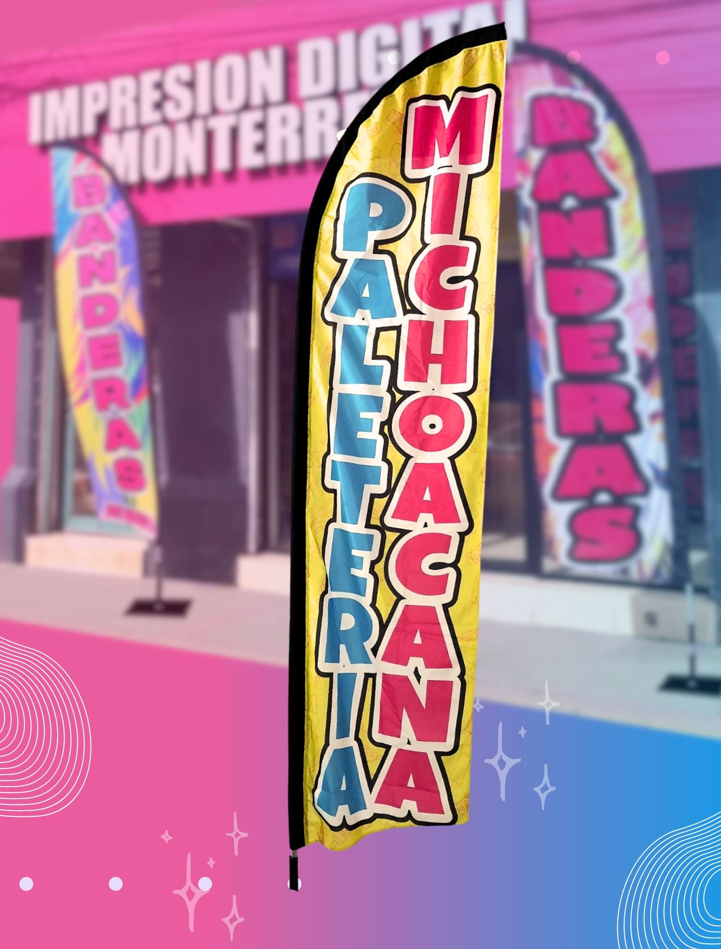 Catalogo de Banderas Publicitarias en Sublimación