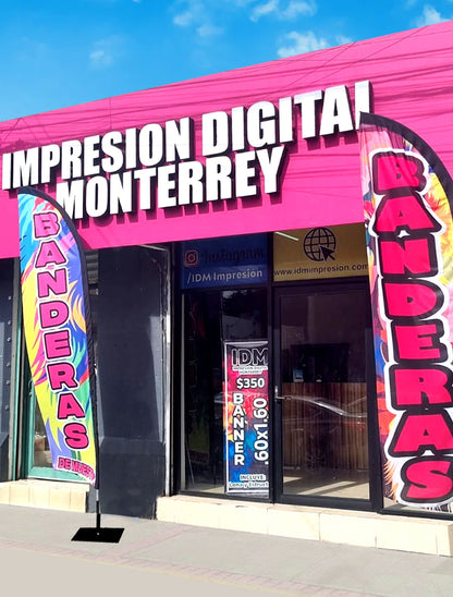 Catalogo de Banderas Publicitarias en Sublimación