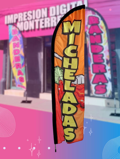 Catalogo de Banderas Publicitarias en Sublimación