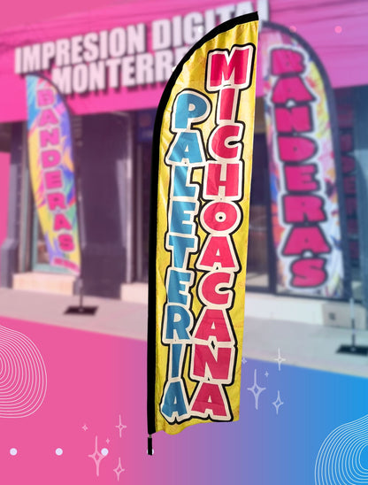 Catalogo de Banderas Publicitarias en Sublimación
